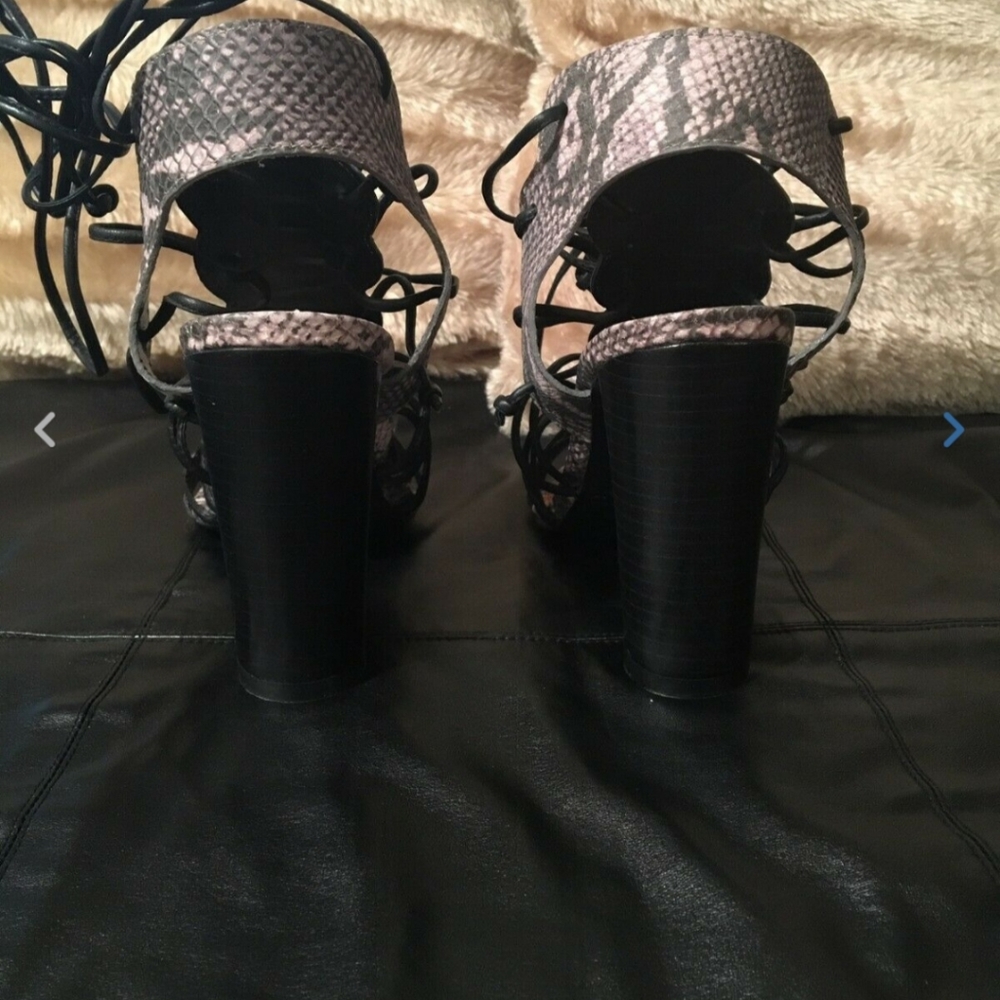 Snake Print Sandels - image 6